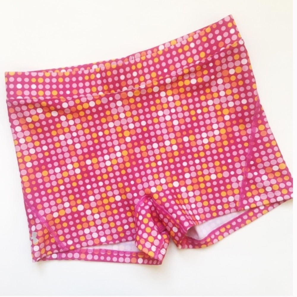 Under Armour Spandex Fitted Polka Dot Shorts